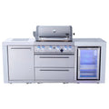 Island Grill with Fridge Cabinet C9524