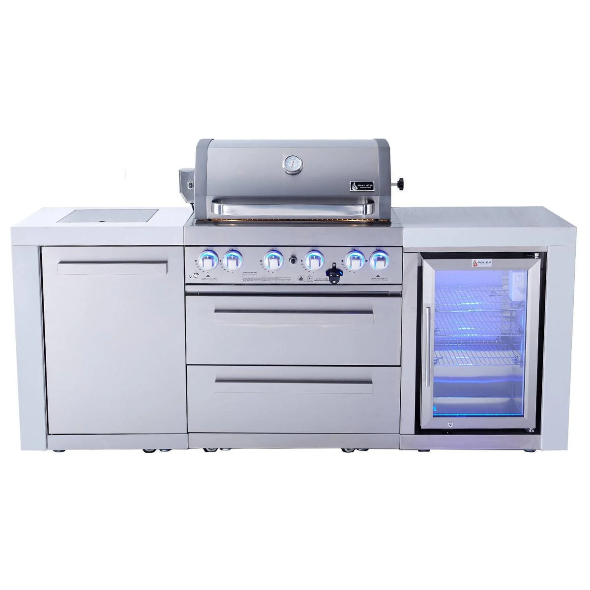 Island Grill with Fridge Cabinet C9524