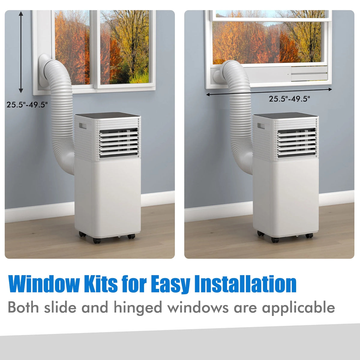 5000 BTU Portable Air Conditioner 3-in-1 Black D3579