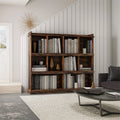 10-shelf Brown Bookcase R7898