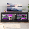 Rustic Brown 42 Inch TV Stand with LED X3857