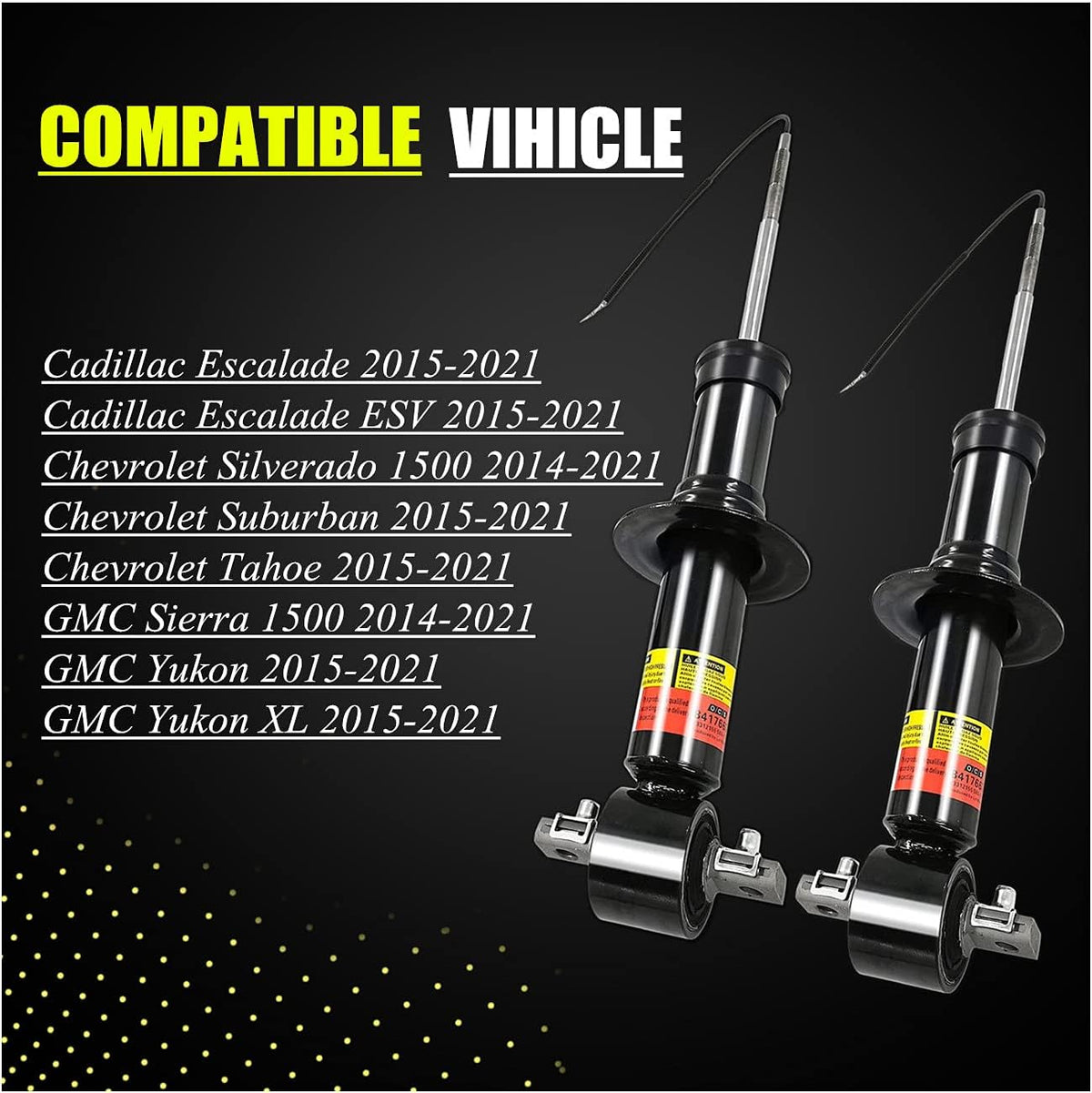 Front Shock Absorber with Magnetic Pack of 2 K72565