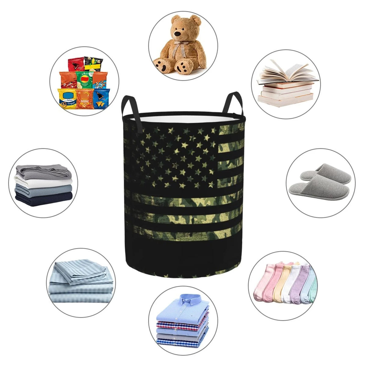 Collapsible Waterproof Laundry Hamper S2211