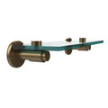 Glass Vanity Shelf with Beveled Edges 16 inch Q8461
