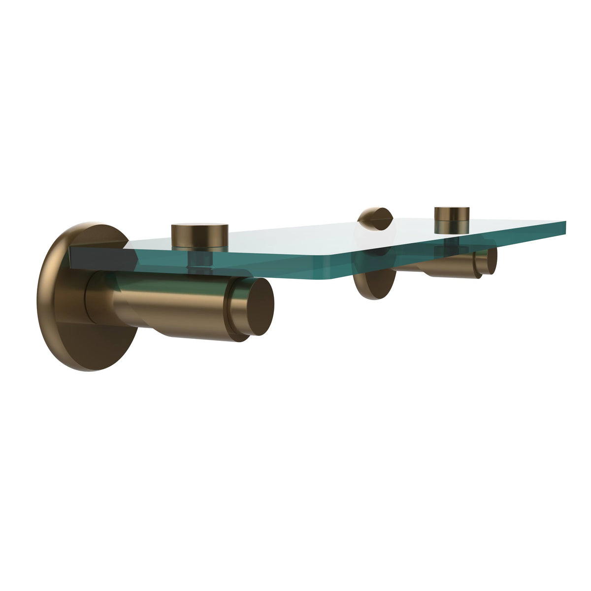 Glass Vanity Shelf with Beveled Edges 16 inch Q8461