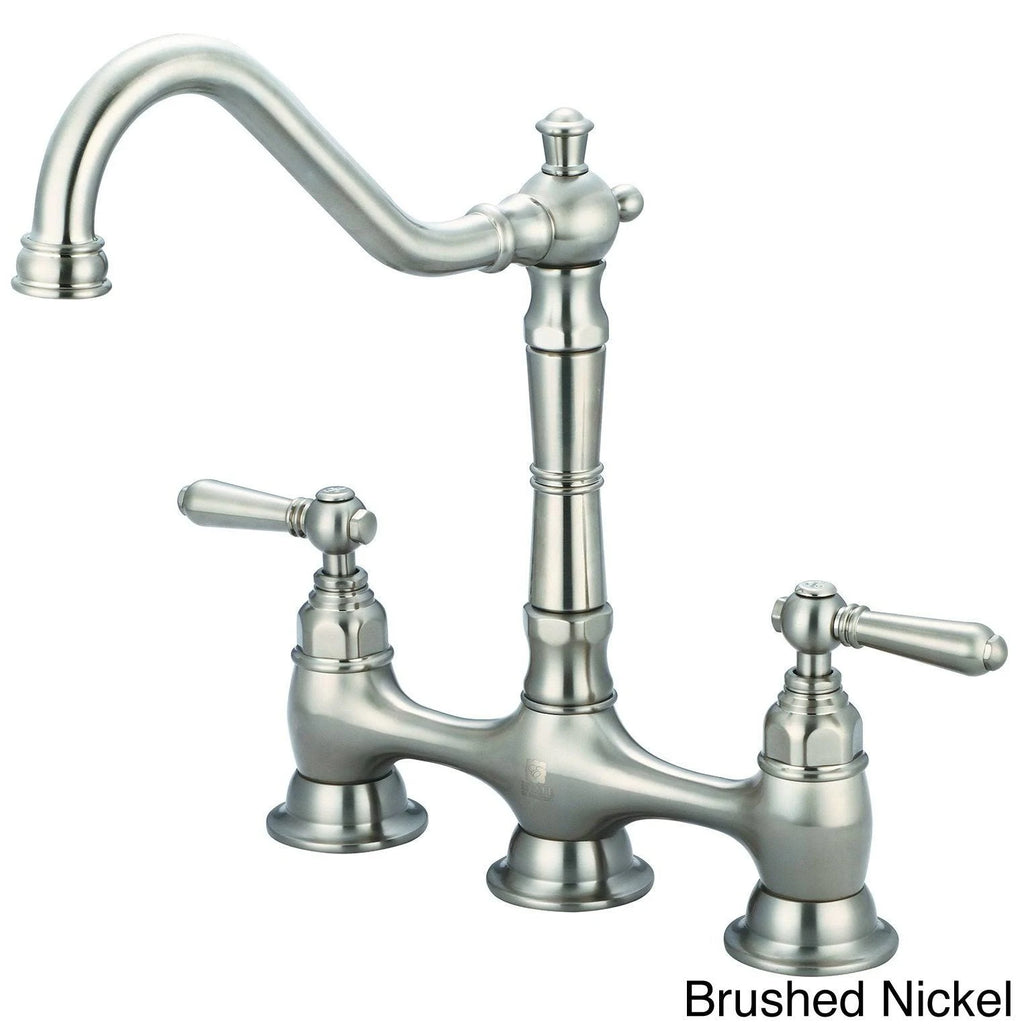 Oil Rubbed Bronze Two Handle Kitchen Faucet G525342