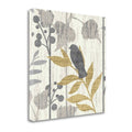 Garden Leaves Square Giclee on Gallery Wrap Canvas W484