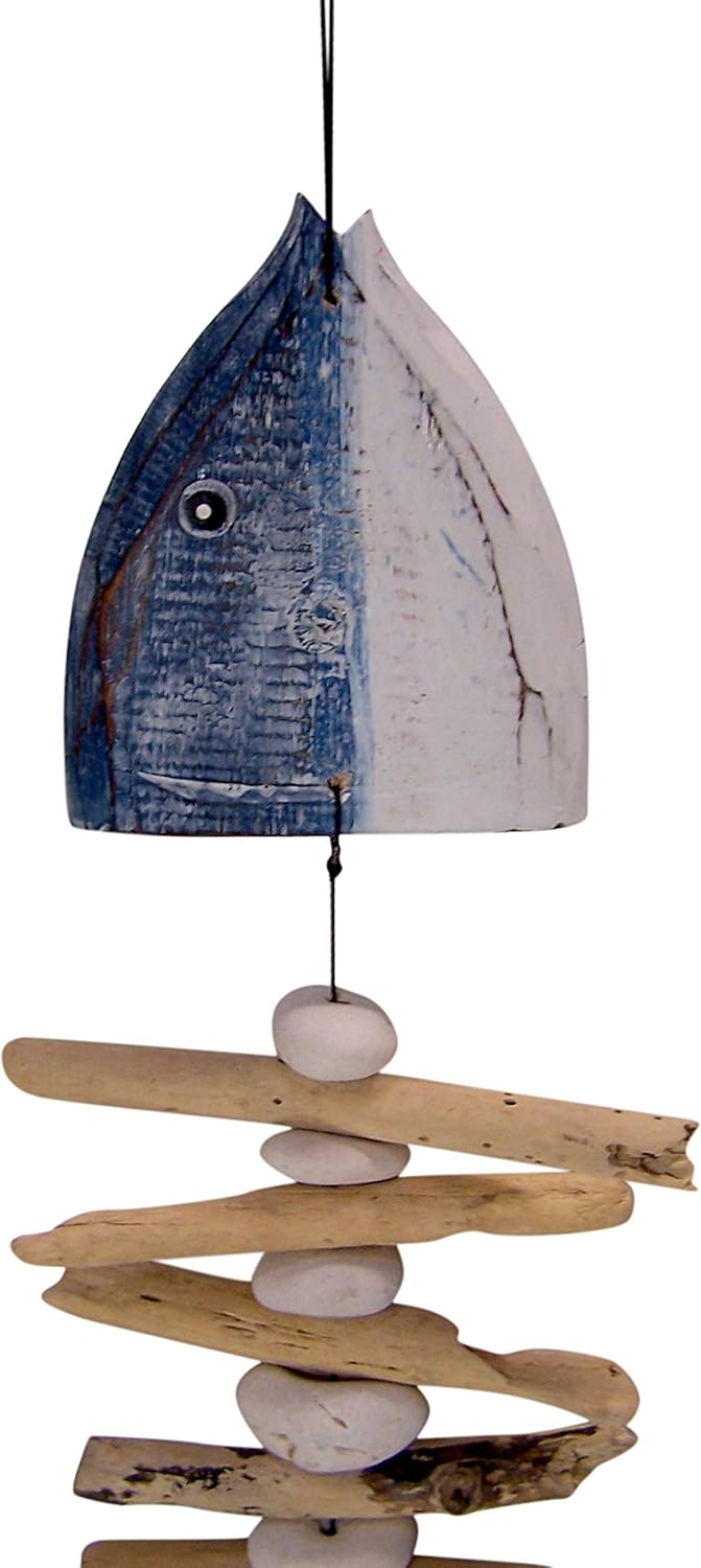 Wooden Fish Bone Wall Art 43 Inches K165