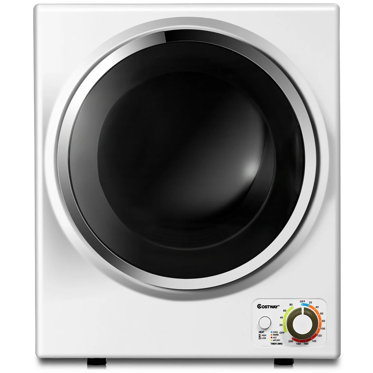 Compact Electric Cloth Dryer Stainless Steel Wall Mounted 1.5 cu.ft. J18808