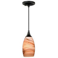 Toffee Swirl Glass Mini Pendant Q26946