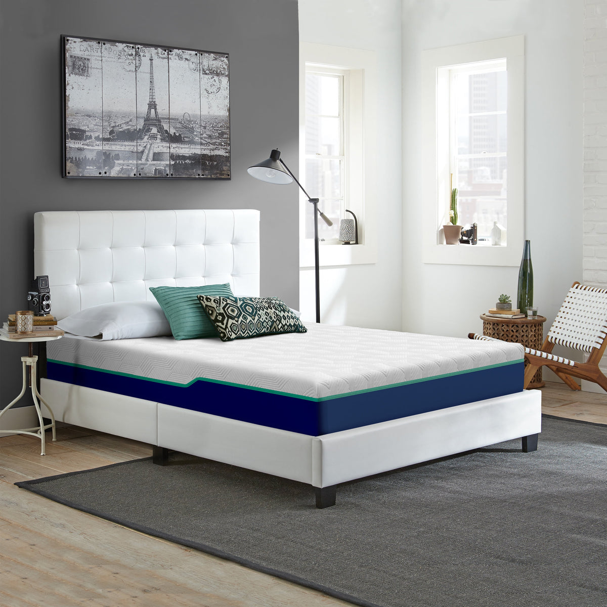 10" Hybrid Memory Foam Pocket Spring Twin Mattress B272