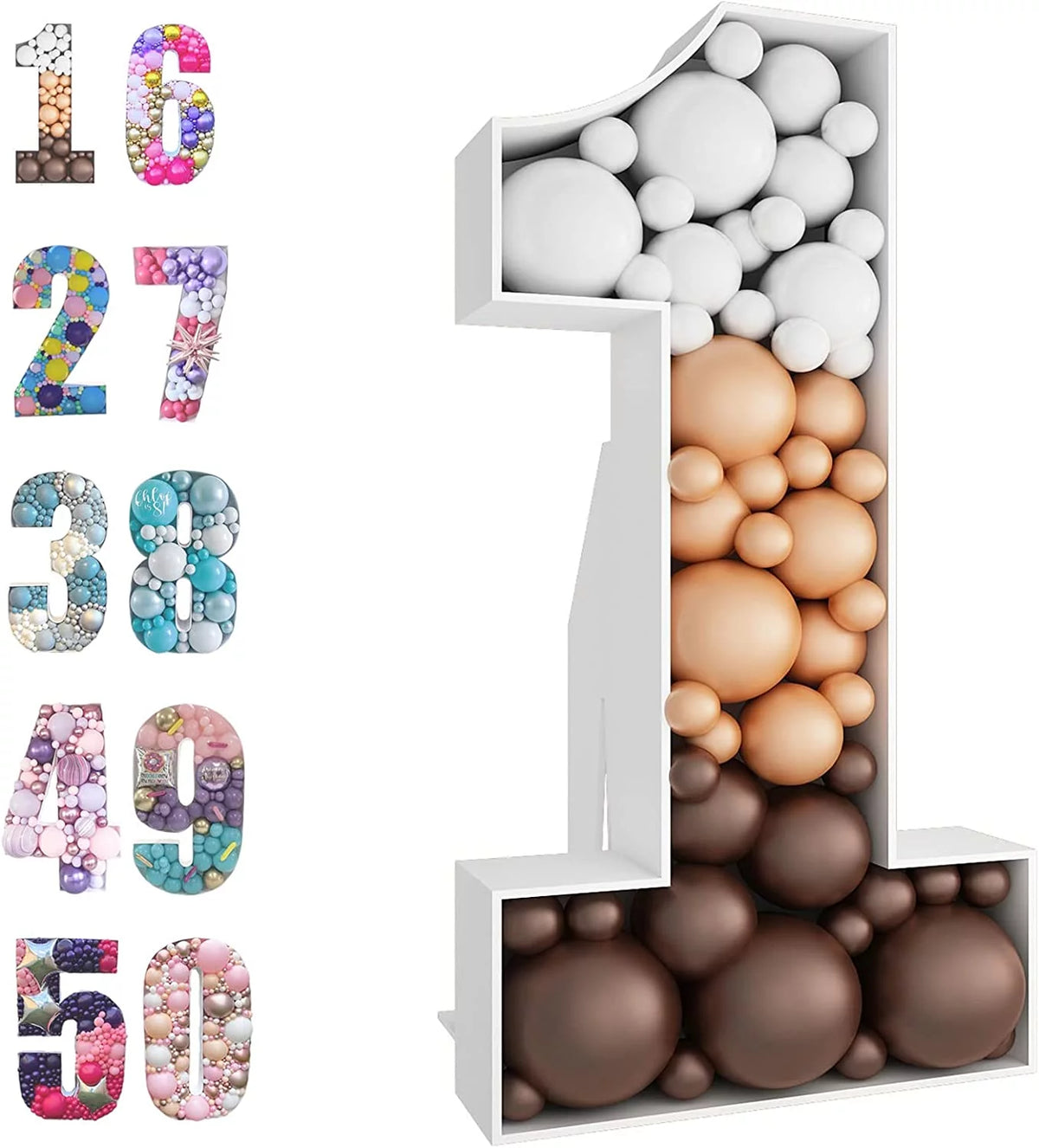 4ft Marquee Numbers Mosaic Balloon Frame Kit G884054