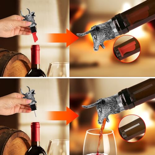 2-in-1 Wine Bottle Pourer and Stopper C160766