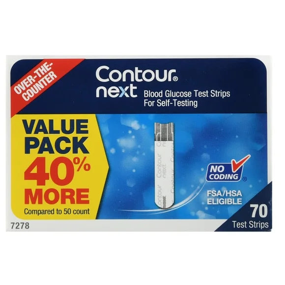 Blood Glucose Test Strips 70 Count T562
