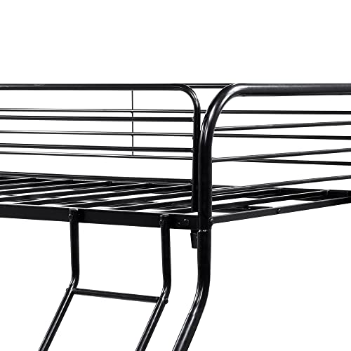 White Twin Over Twin Wood House Bunk Bed with Slide and Storage Staircase A103900