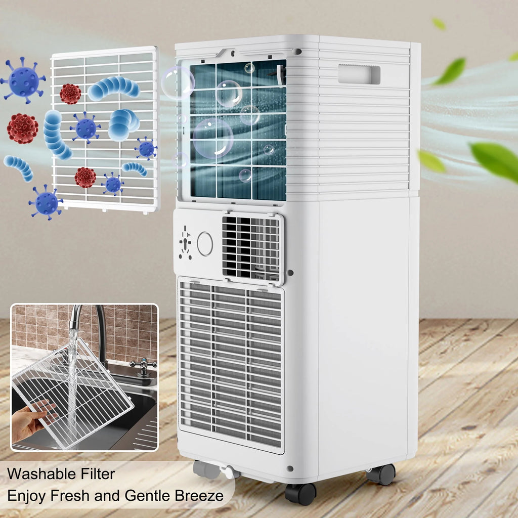 5000 BTU Portable Air Conditioner 3-in-1 Black D3579