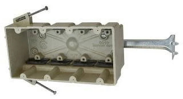 4-Gang Electrical Switch Box 60 Cubic-Inch T600
