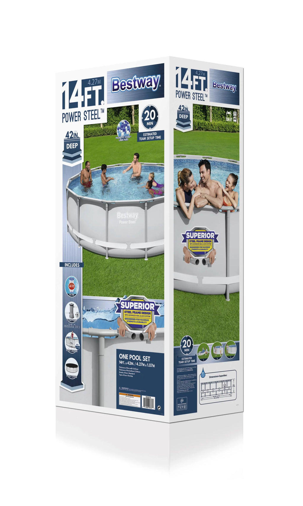 14' x 42" Above Ground Pool Set T200