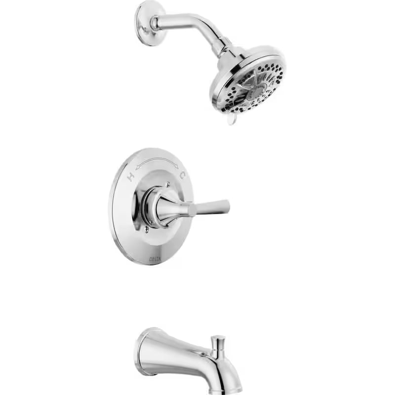 Single-Handle 6-Spray Tub and Shower Faucet in Chrome P7140