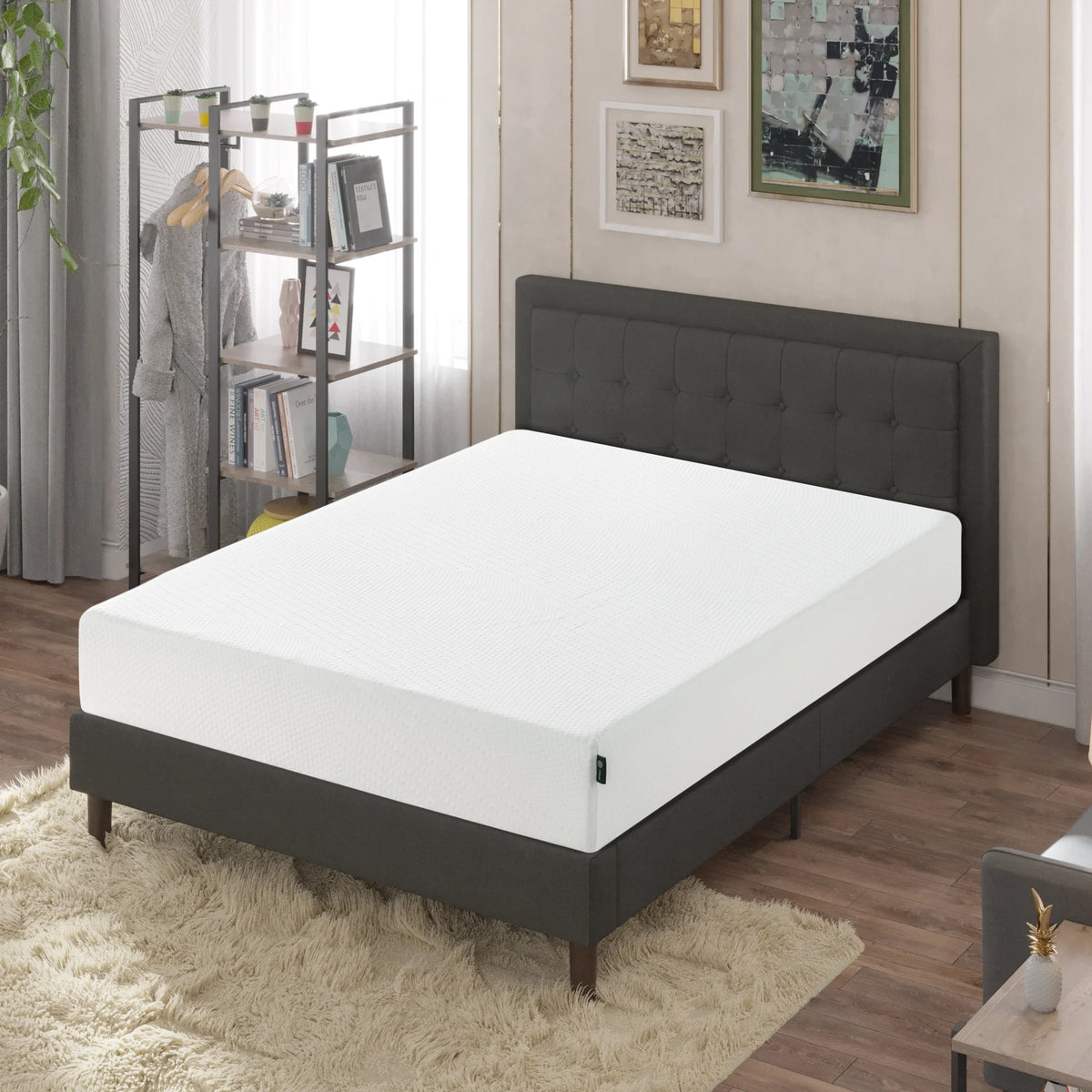 8 Green Tea Memory Foam Mattress Queen A253