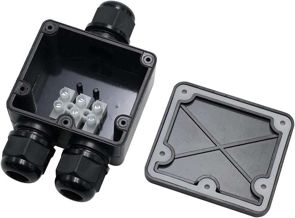 Waterproof IP68 External Junction Box 3 Way M25 Cable Connector H966