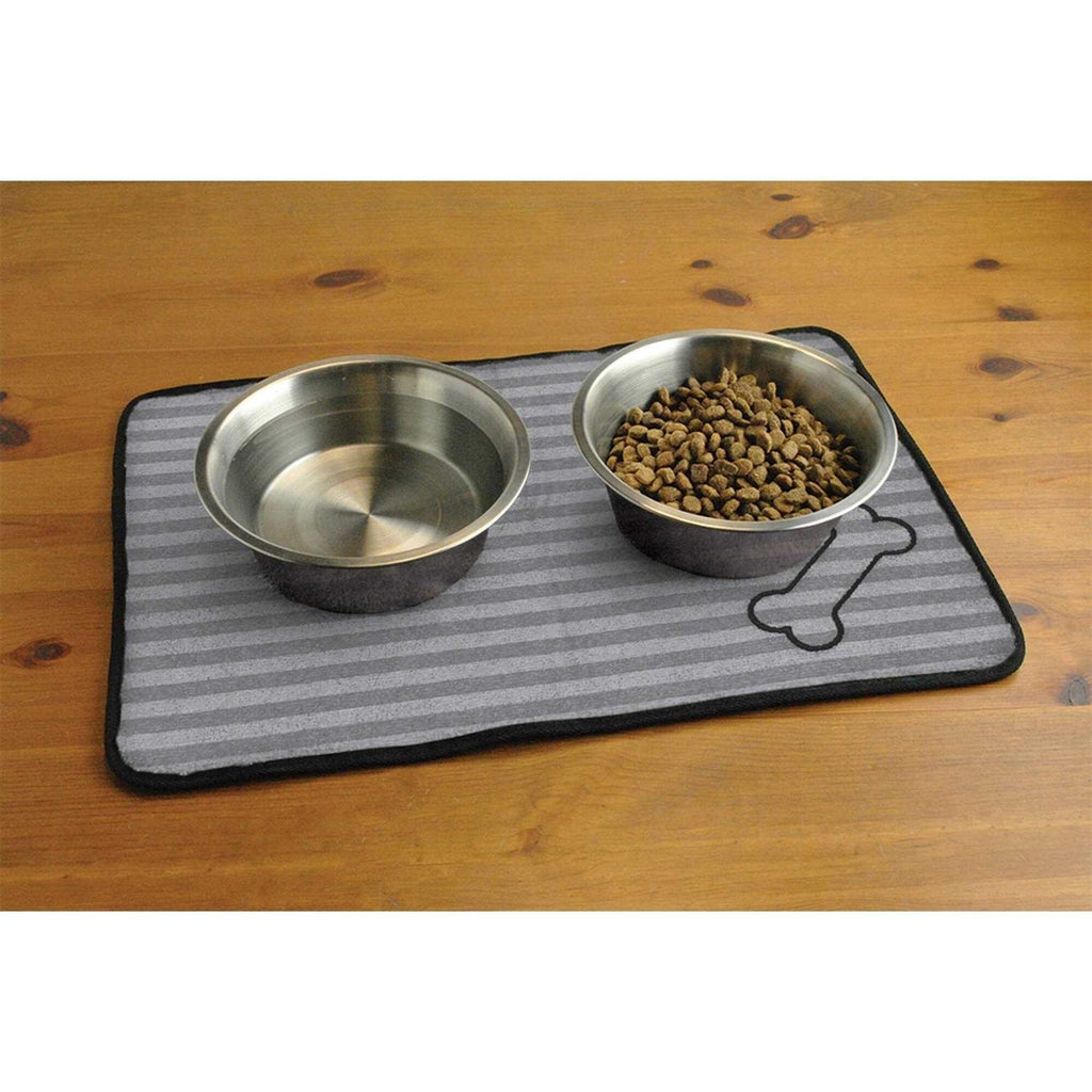 Off White Lattice Paw Pet Mat Q733742