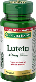 20 mg 60 Softgels Lutein Eye Health Supplements Y673884