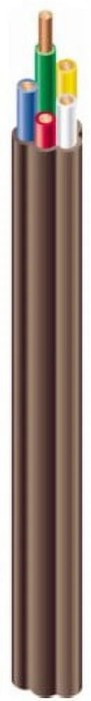 50' Brown 18/5 Solid Copper Thermostat Wire F813644