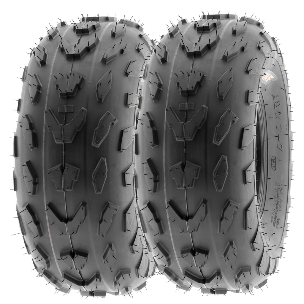 All Trail ATV UTV Tires 18x7-7 4 PR Pair of 2 T21470