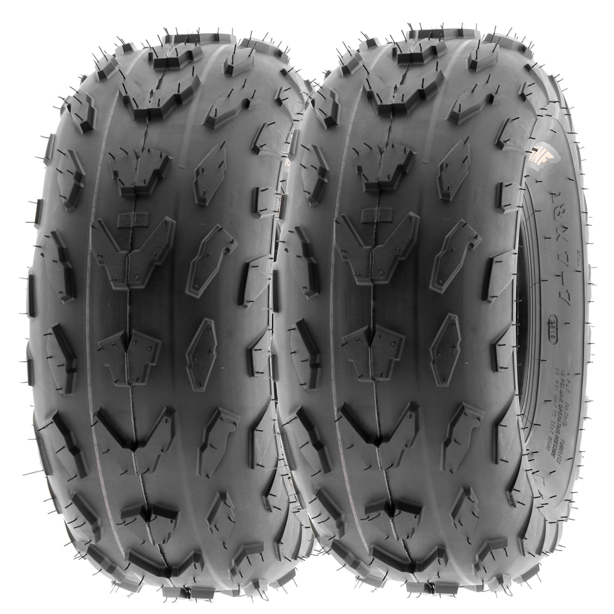All Trail ATV UTV Tires 18x7-7 4 PR Pair of 2 T21470