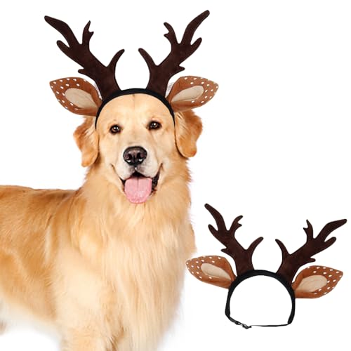 Dog Christmas Reindeer Headband K47004