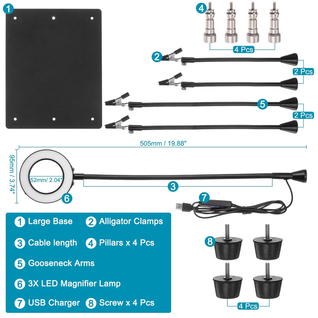 Four Arms Soldering Helping Hands Tool Y96808
