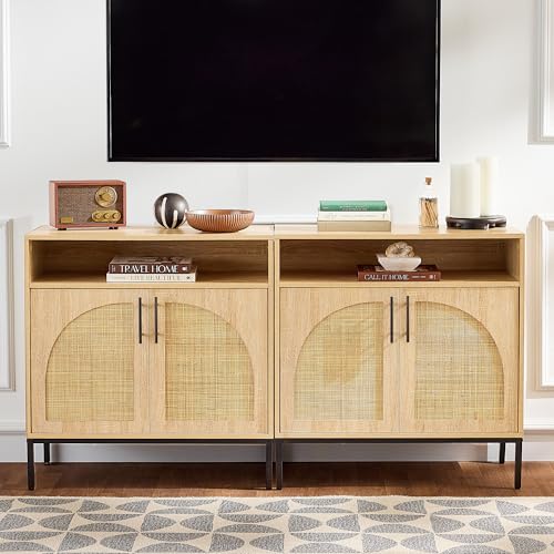 2-Door Rattan Storage Cabinet S679248