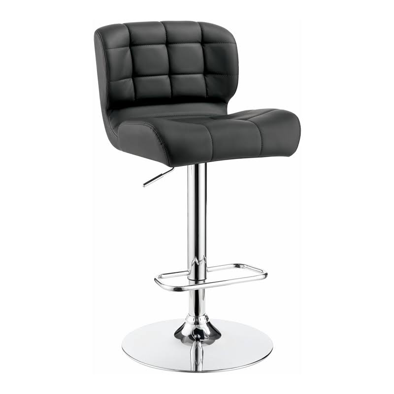 Adjustable Faux Leather Bar Stool Y87929