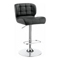 Adjustable Faux Leather Bar Stool Y87929