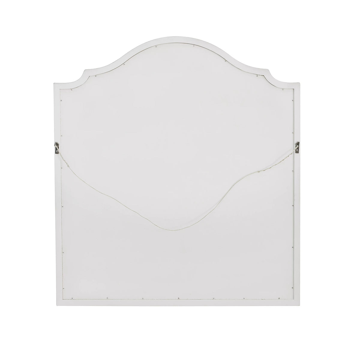 Shaped Wall Mirror in Driftwood White A33051