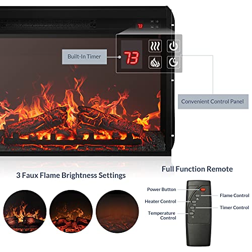 23" Fireplace with Mantel Q250