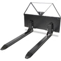 46" Pallet Fork Attachment Skid Steer Quick Tach Mount 2600 lb Capacity J391