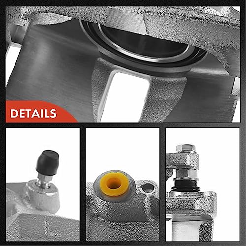 Disc Brake Caliper Assembly with Bracket Front Driver and Passenger Side 2-PC Set T64629