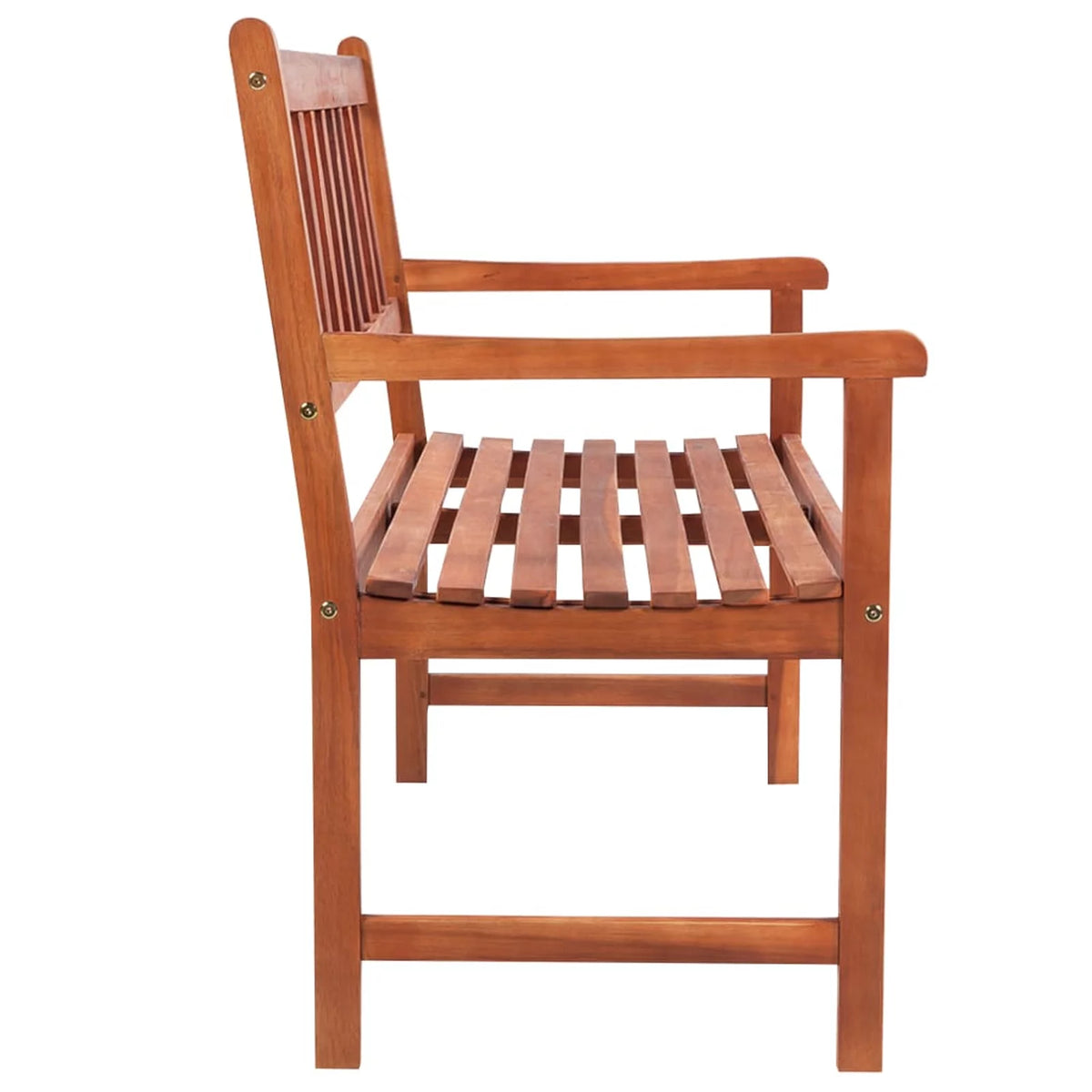 Solid Acacia Wood Patio Bench with Cushion Q6712