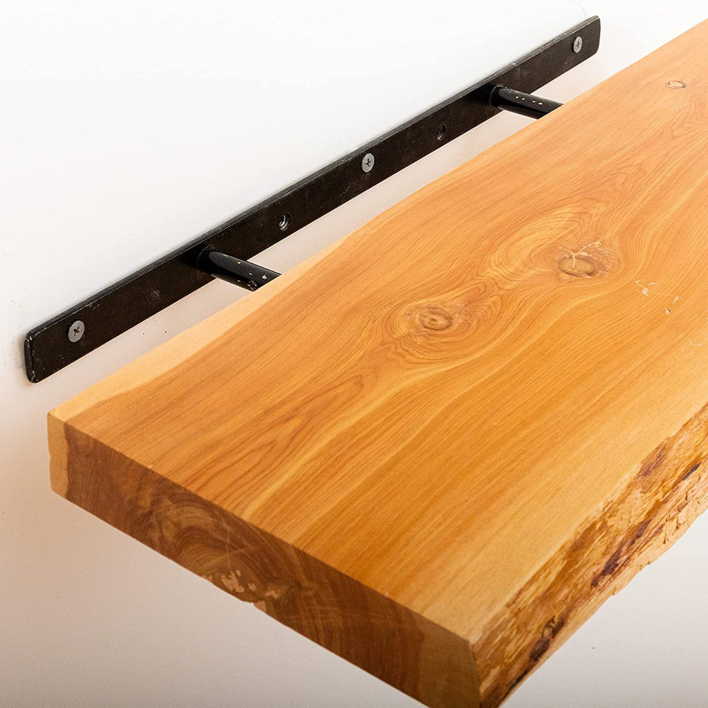 Rustic Wood Floating Shelves, Set of 2 L560818