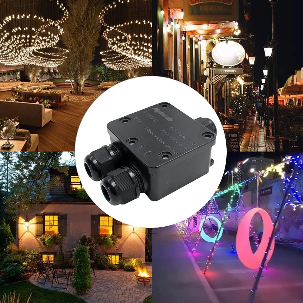 Waterproof IP68 External Junction Box 3 Way M25 Cable Connector H966