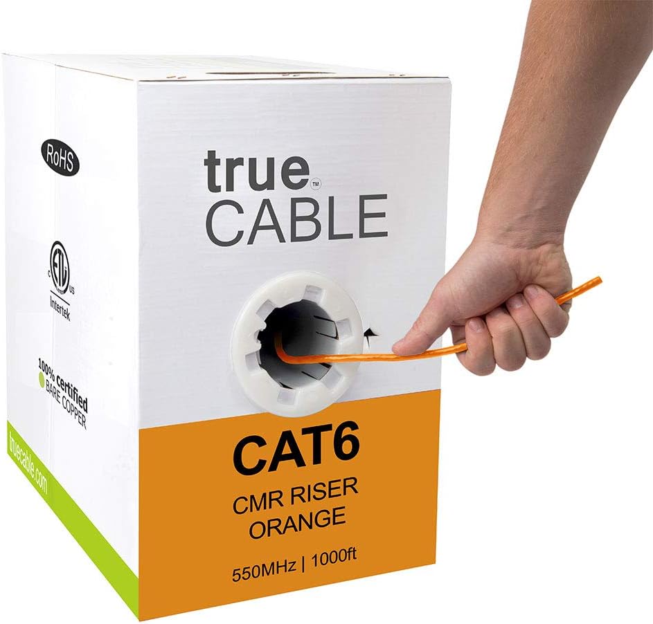 Green 1000ft Cat6 Riser Bulk Ethernet Cable N65265