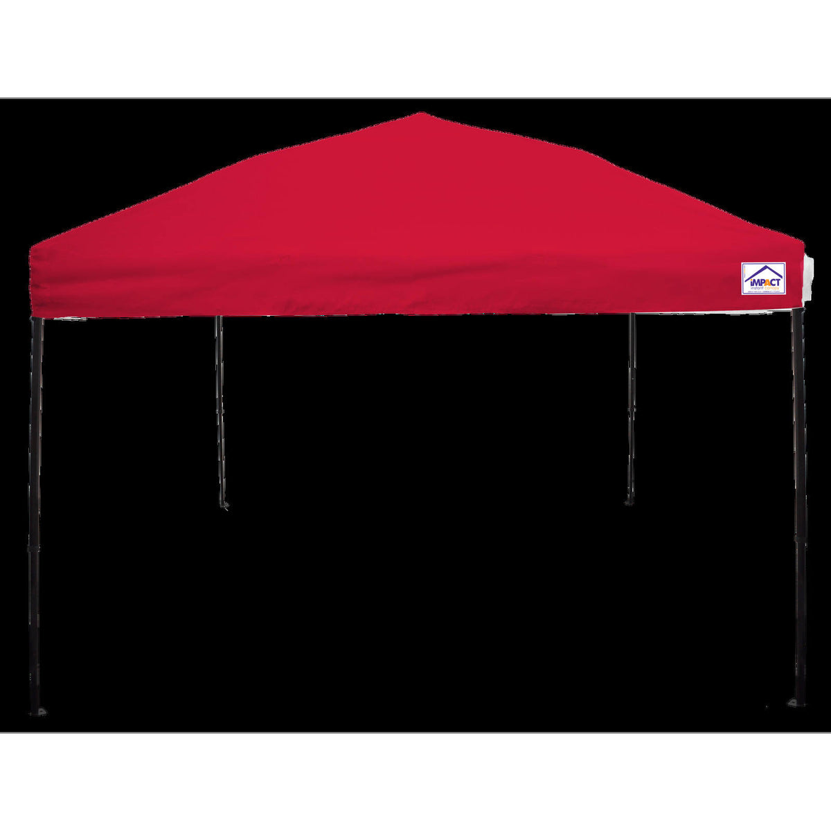 10 ft. x 10 ft. Red Steel Pop-Up Canopy V66207