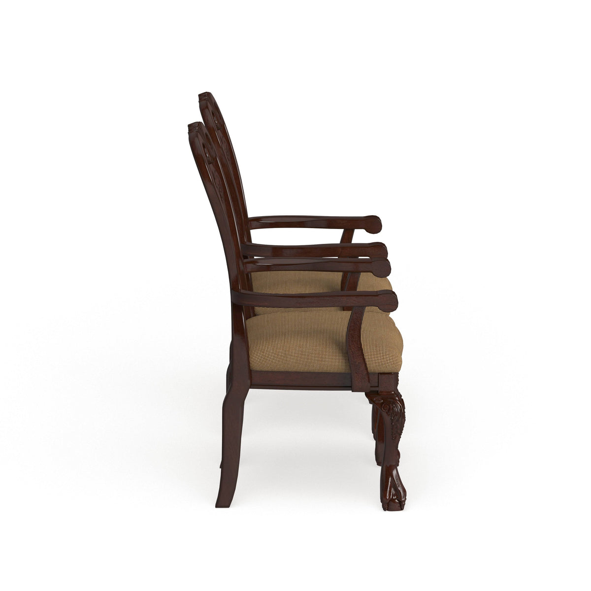 Cherry Arm Chair Set of 2 P21904