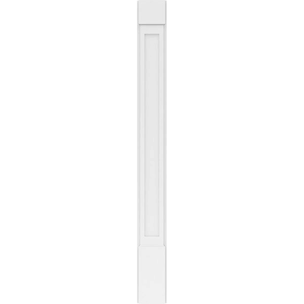 Flat Panel PVC Pilaster with Capital & Base (Pair) R634
