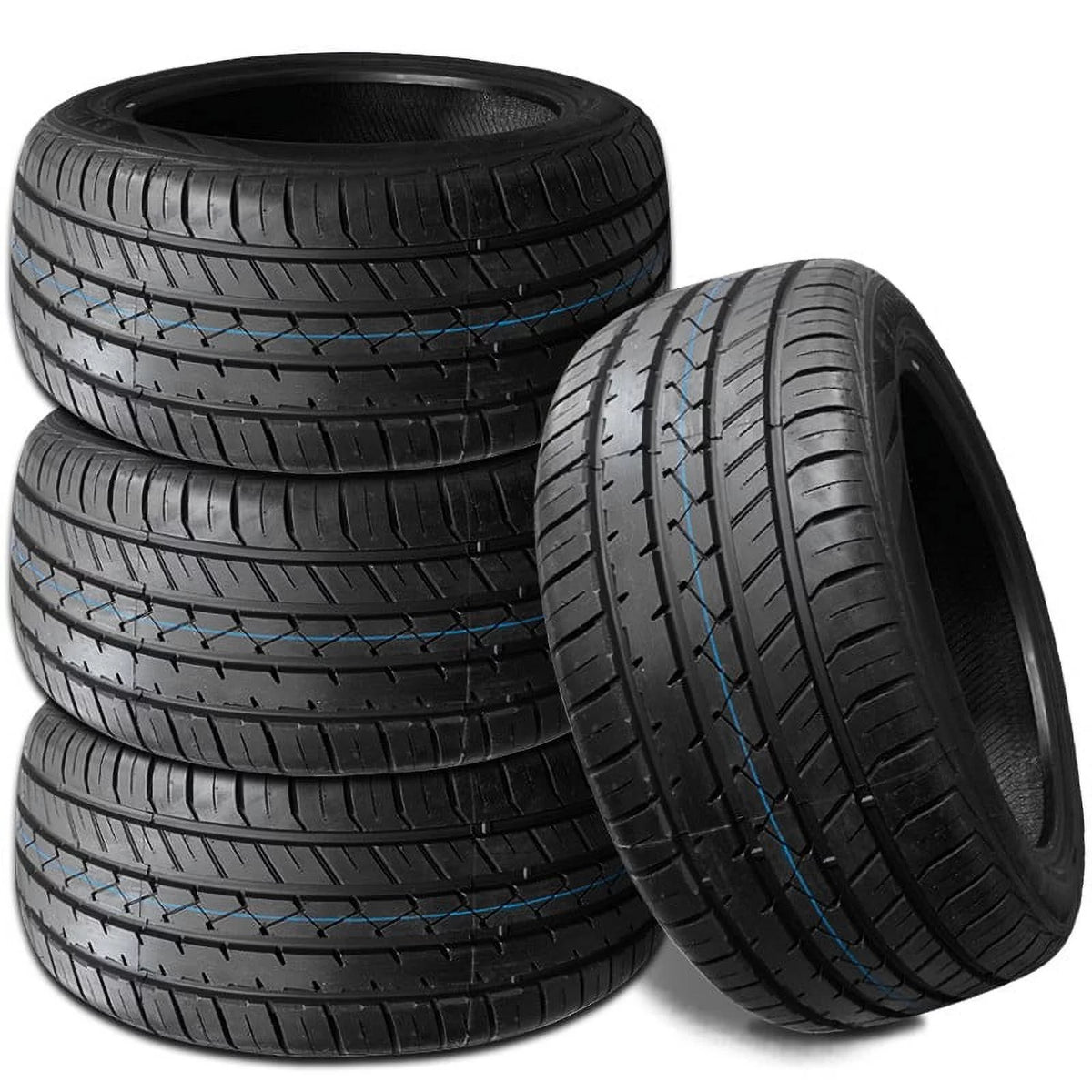 Set of 4 255/40ZR19 100W XL All Season High Performance Tires T144119
