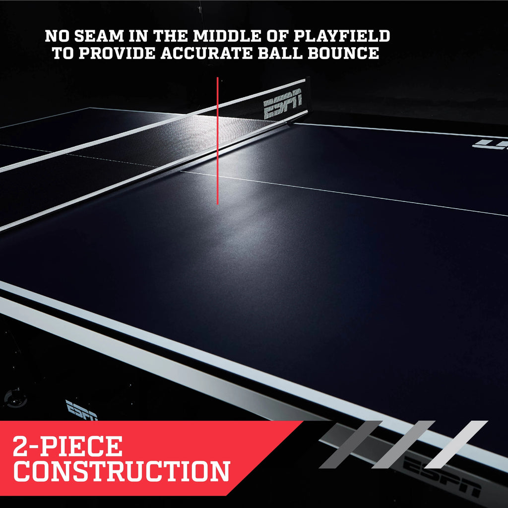 Official Size 2 Piece Table Tennis Table with Table Cover Z2775