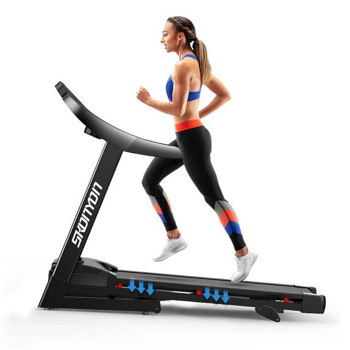 Folding Electric Treadmill 280 LBS Weight Capacity O8646