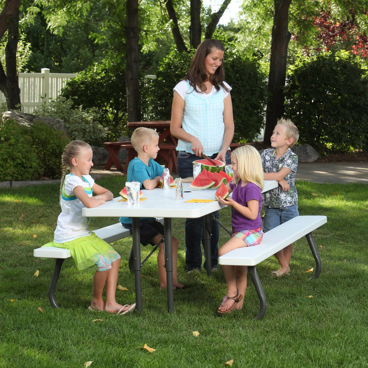 6 Foot Polyethylene Picnic Table T211425